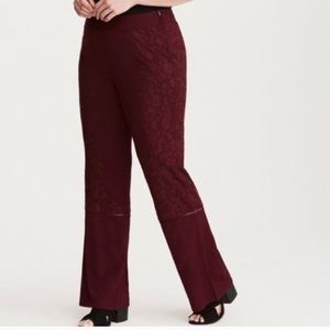 Torrid Insider Collection Embroidered Flare Pants